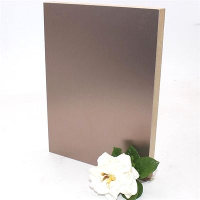 Uv Metal Brushed PET Laminated MDF Panels