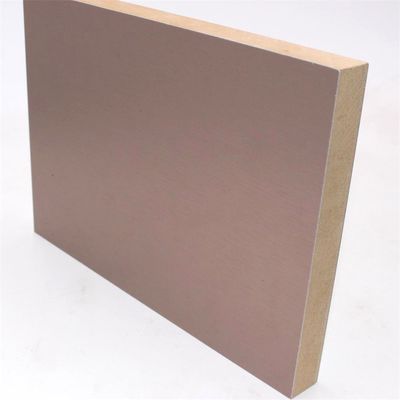Uv Metal Brushed PET Laminated MDF Panels