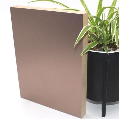 Uv Metal Brushed PET Laminated MDF Panels