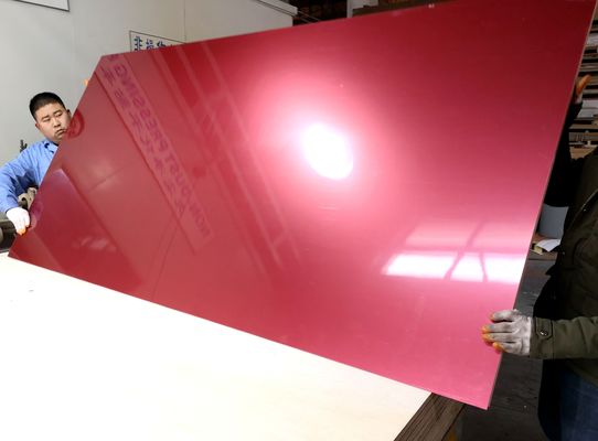 E1/E0  acrylic mdf /high gloss solid color  mdf panel/acrylic mdf board in 1220x2440mm