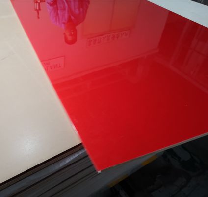 E1/E0  acrylic mdf /high gloss solid color  mdf panel/acrylic mdf board in 1220x2440mm