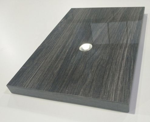 gloss wood grain scratch proof acrylic panel ,acrylic mdf board in fibreboard
