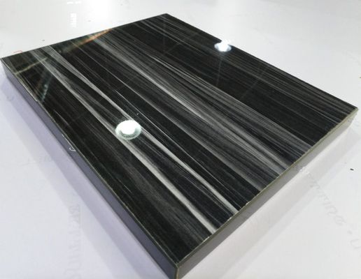 30mm high gloss wood grain color acrylic surface panels ,acrylic mdf