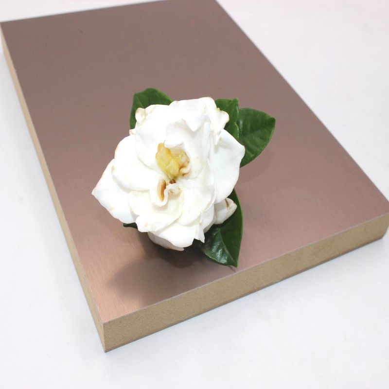 Uv Metal Brushed PET Laminated MDF Panels