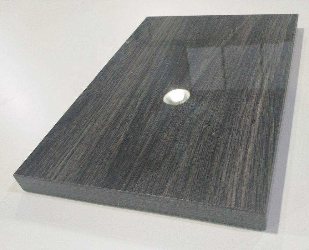gloss wood grain scratch proof acrylic panel ,acrylic mdf board in fibreboard