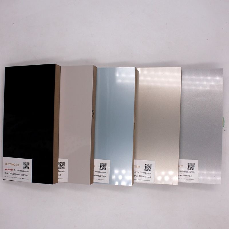 Wood Fiber 1.5mm High Gloss Acrylic MDF Panels E0 Grade IS09001 Listed